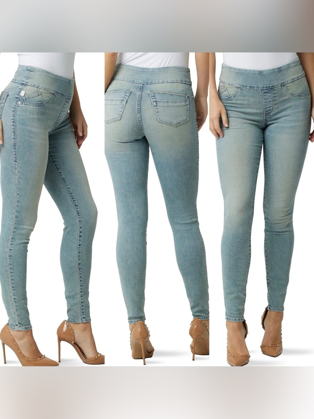 Rock & Republic Light Blue Women's Jeggings - Stretch Skinny Fit